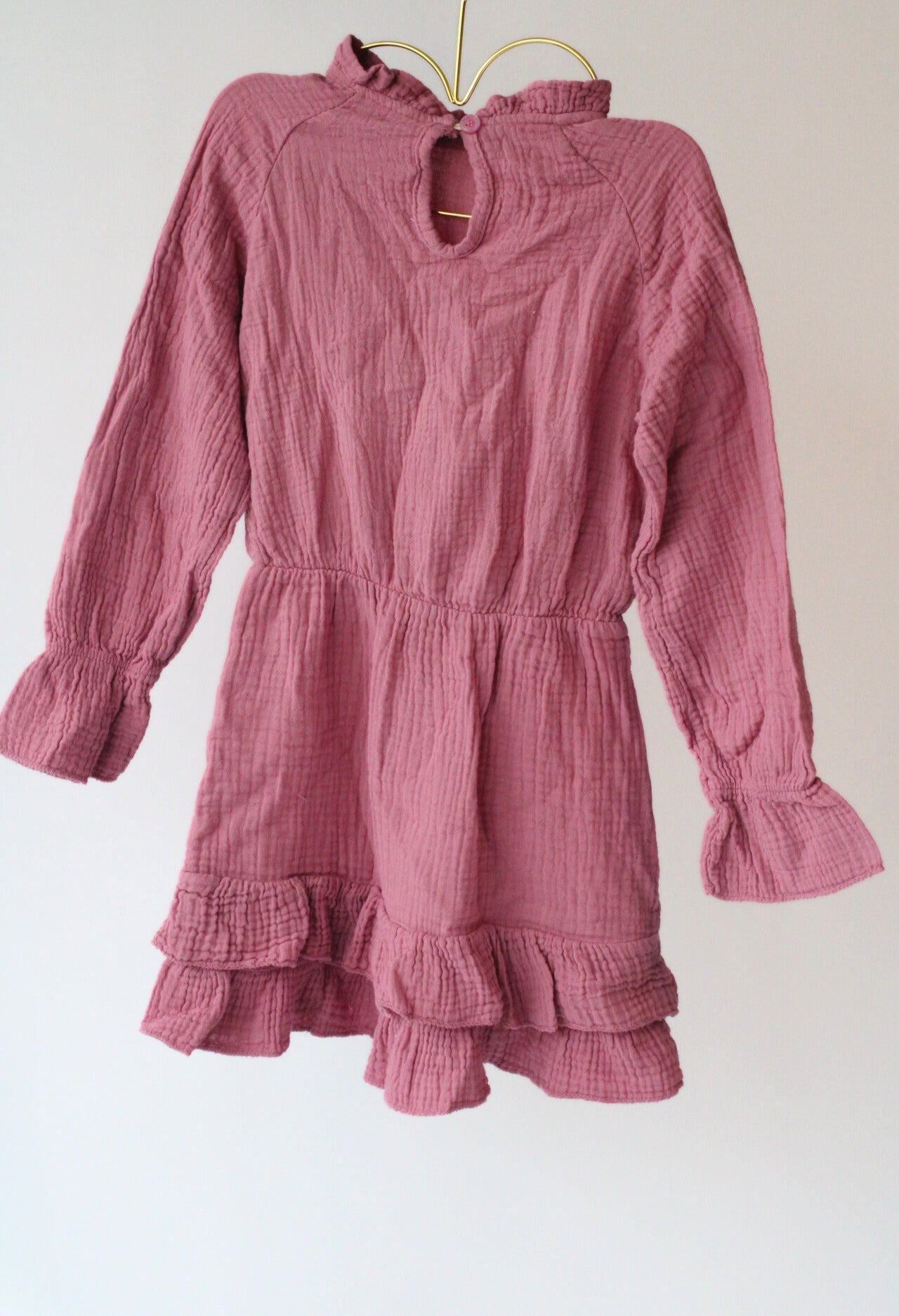 Longsleeve ruffle dress (meerdere kleuren beschikbaar)