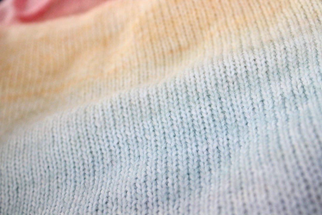 Multicolor knitted dress