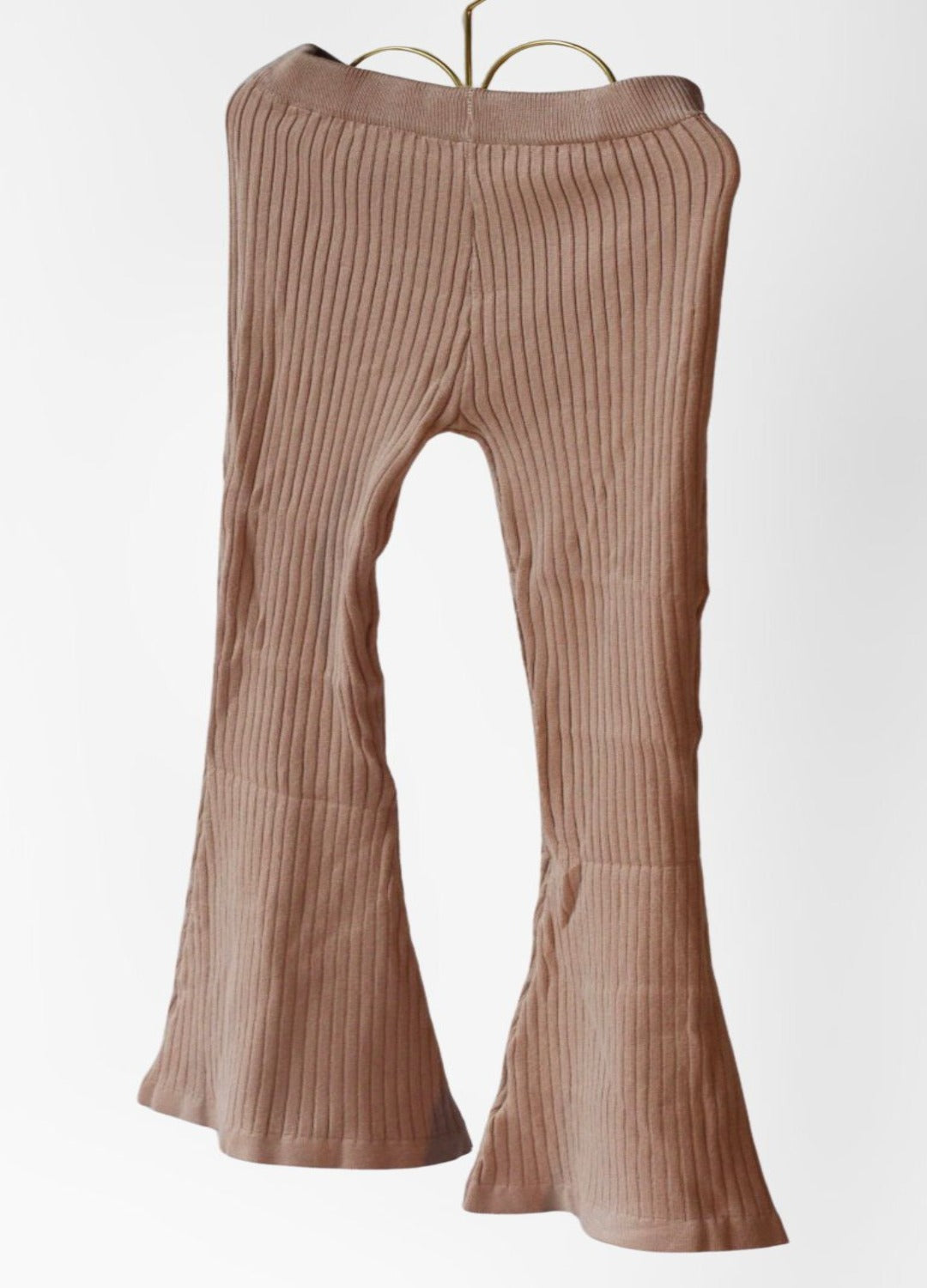 Ribbed flared legging